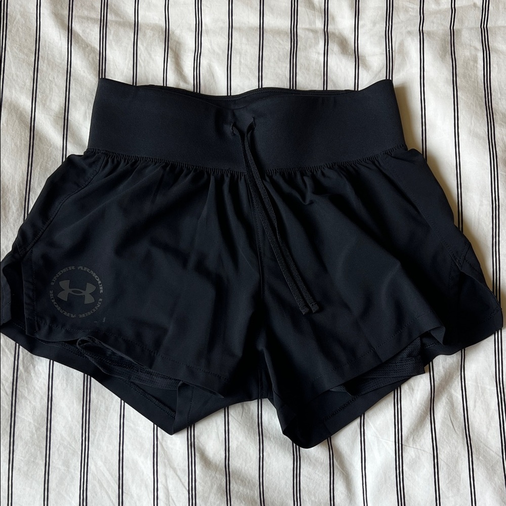 Under Armour Black Athletic Shorts - Women's